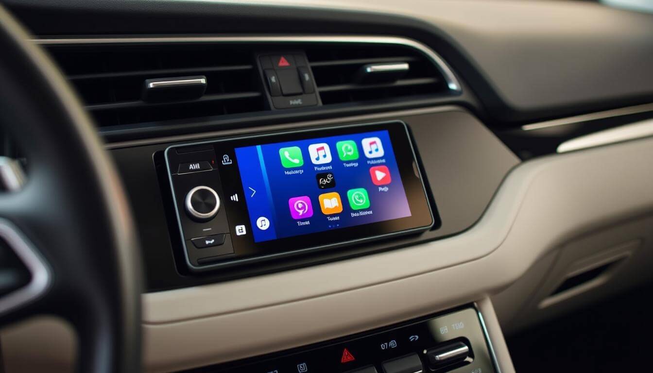 autoradio carplay simple DIN