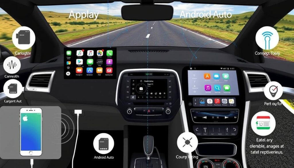 comment fonctionne écran voiture carplay