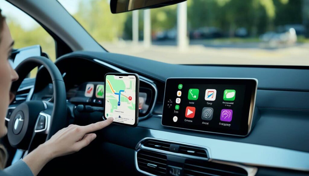 écran carplay automobile