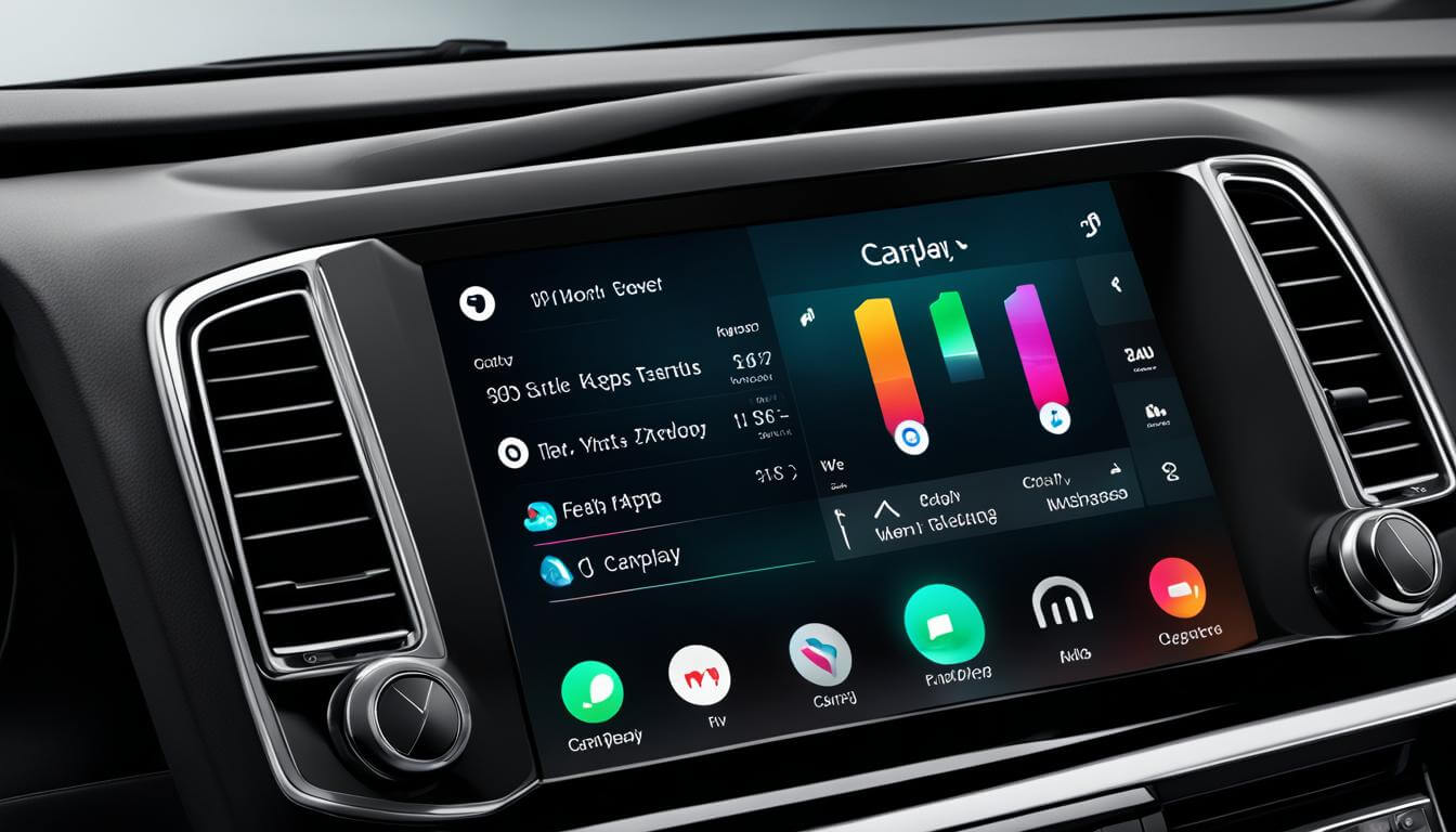 écran carplay voiture